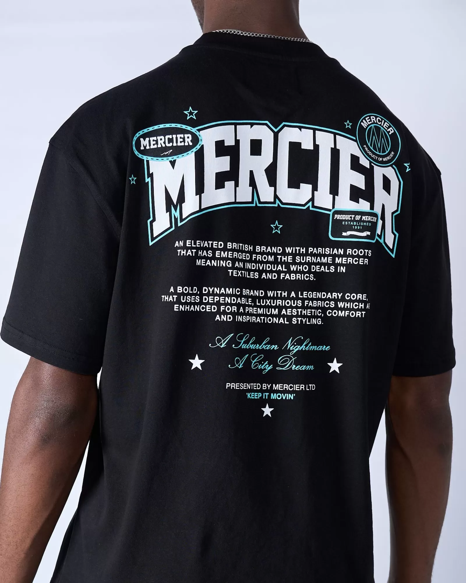 T-shirts>Mercier Black Origins Tshirt
