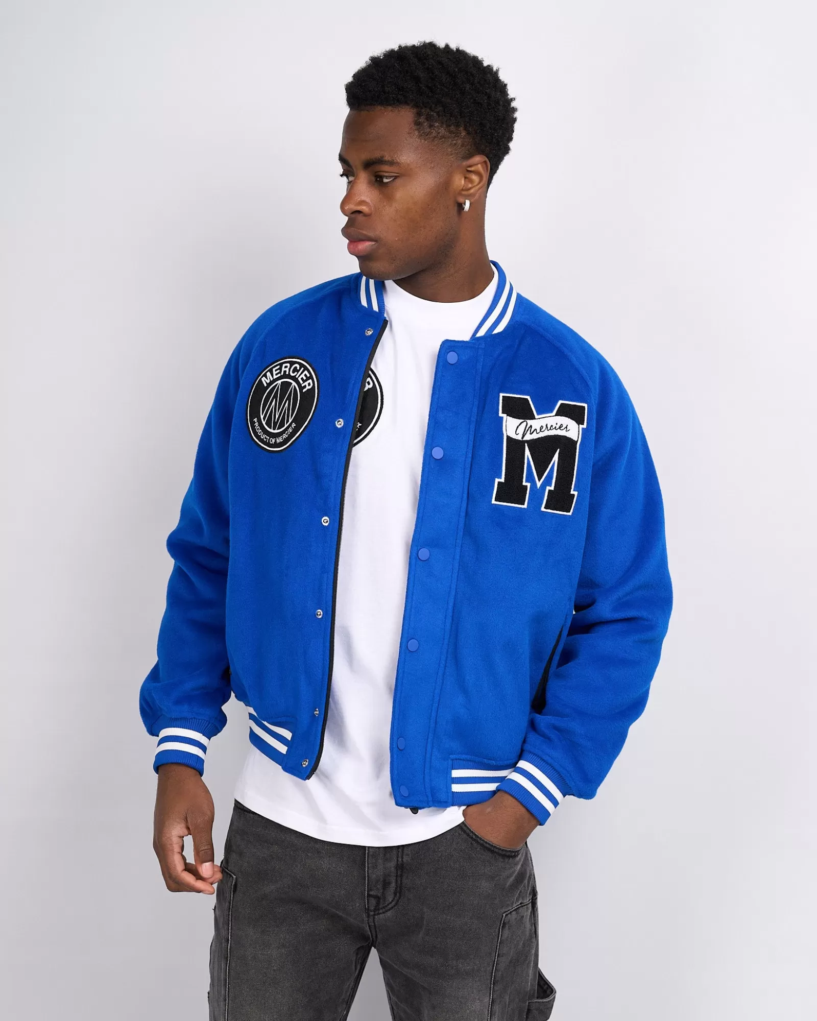 Jacken>Mercier Cobalt Baseball Jack