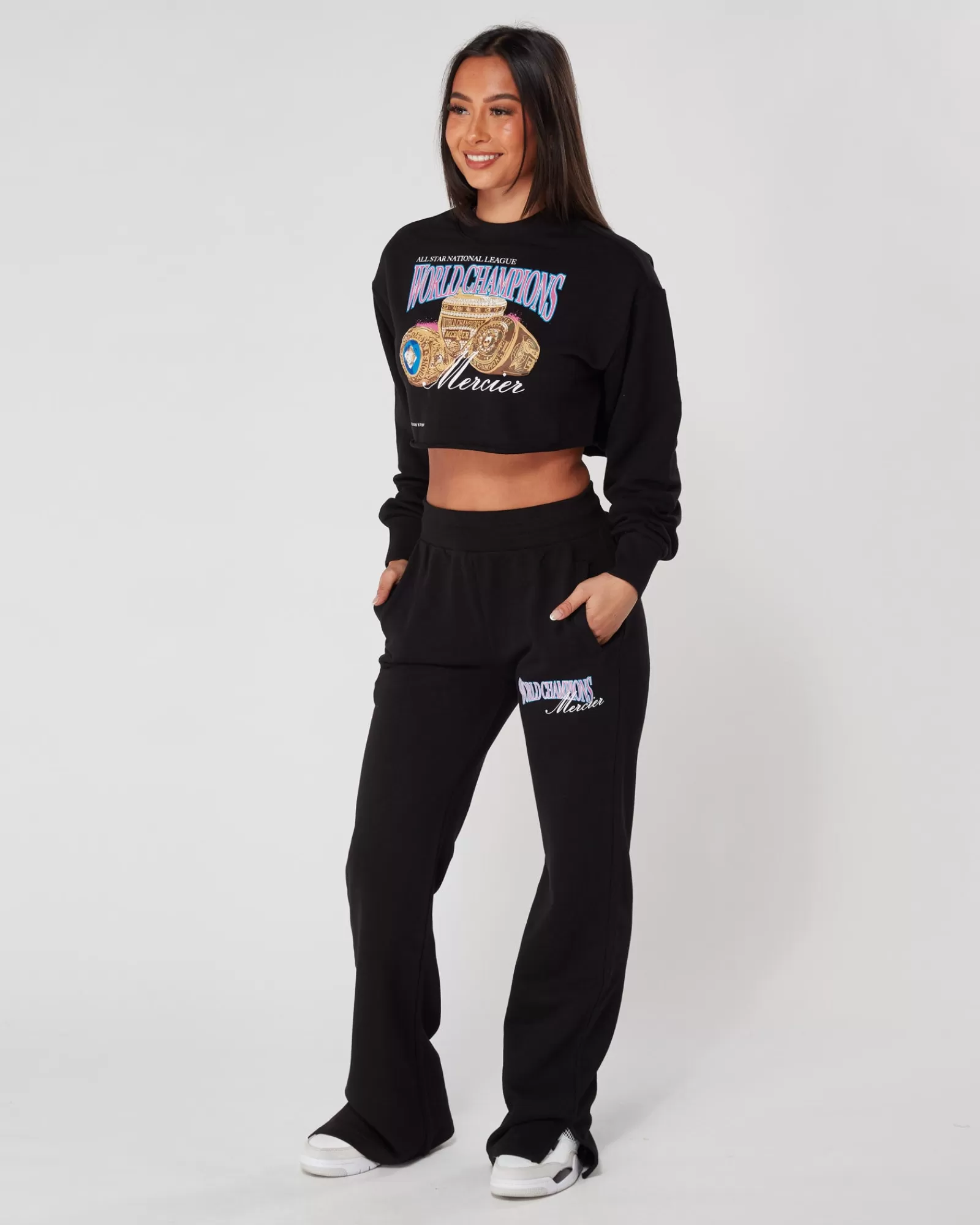 Outlet Damen | Damen-tops>Mercier Frauen Black Weltmeister Crop