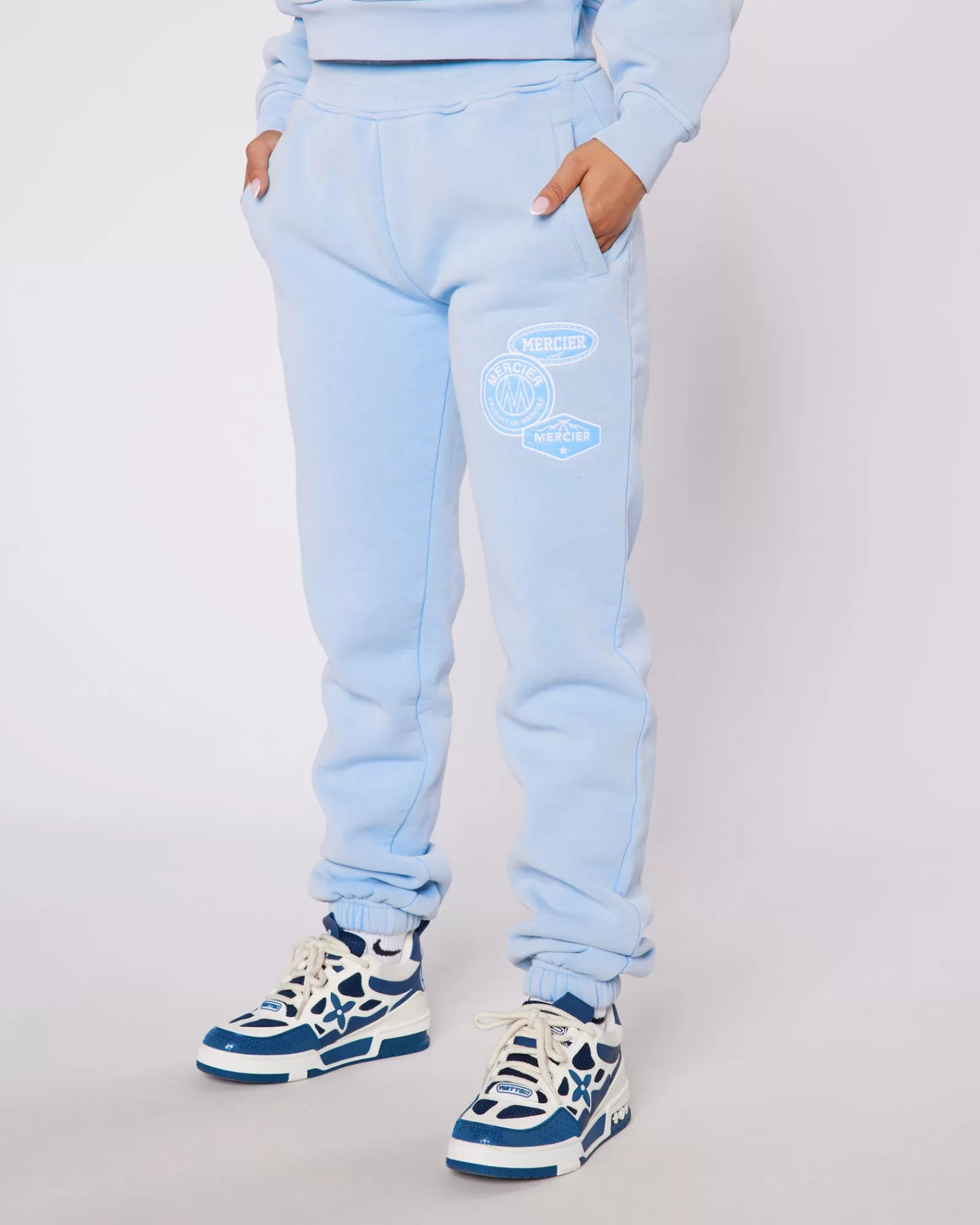 Frauen Jogger/leggings | Trainingsanzüge Für Damen>Mercier Frauen gewaschen blau OG Jogger