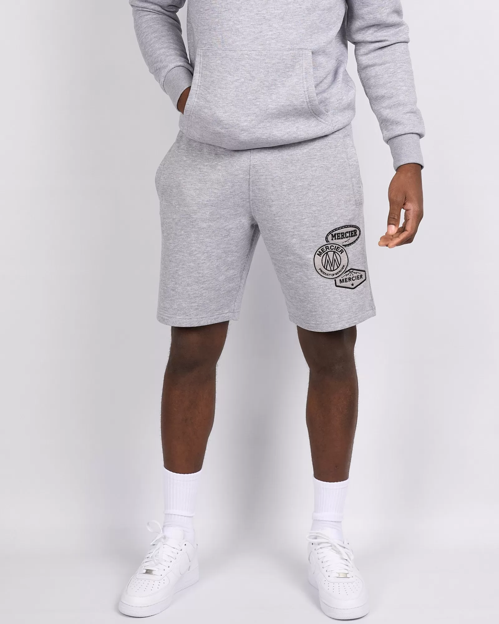 Kurze Hose>Mercier Grau Marl Mischung OG Shorts