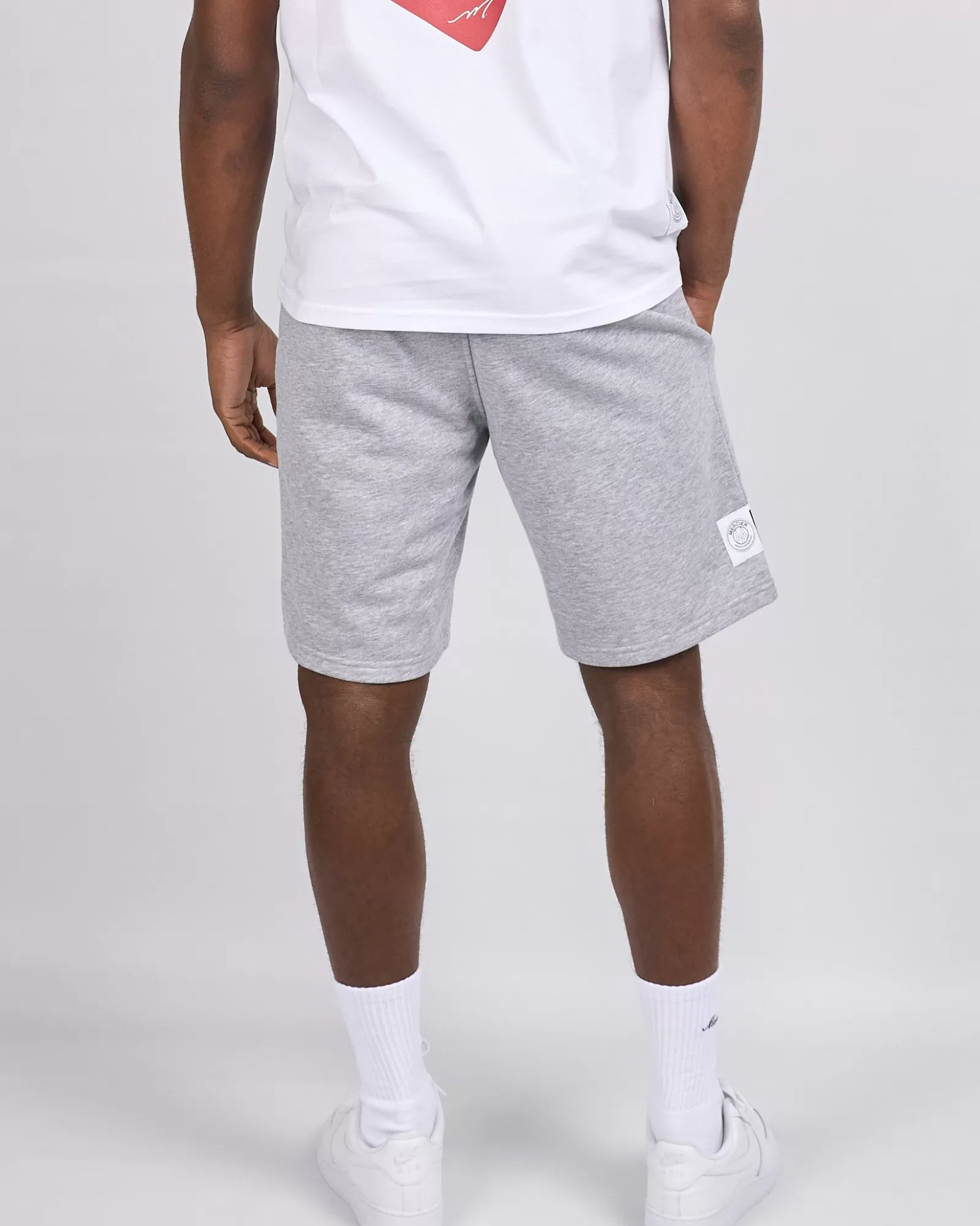Sommersets | Kurze Hose>Mercier Graue Herz-Shorts