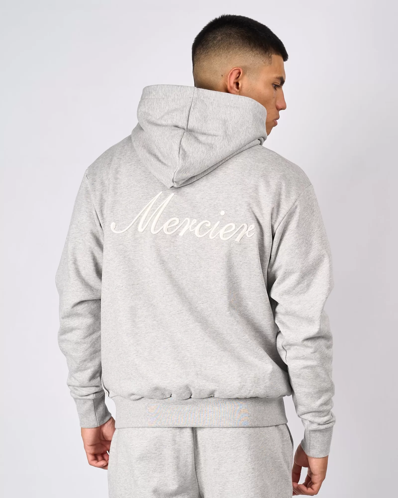 Trainingsoberteile / Hoodies | Trainingsanzüge>Mercier Grey Marl Authenticity Hoodie