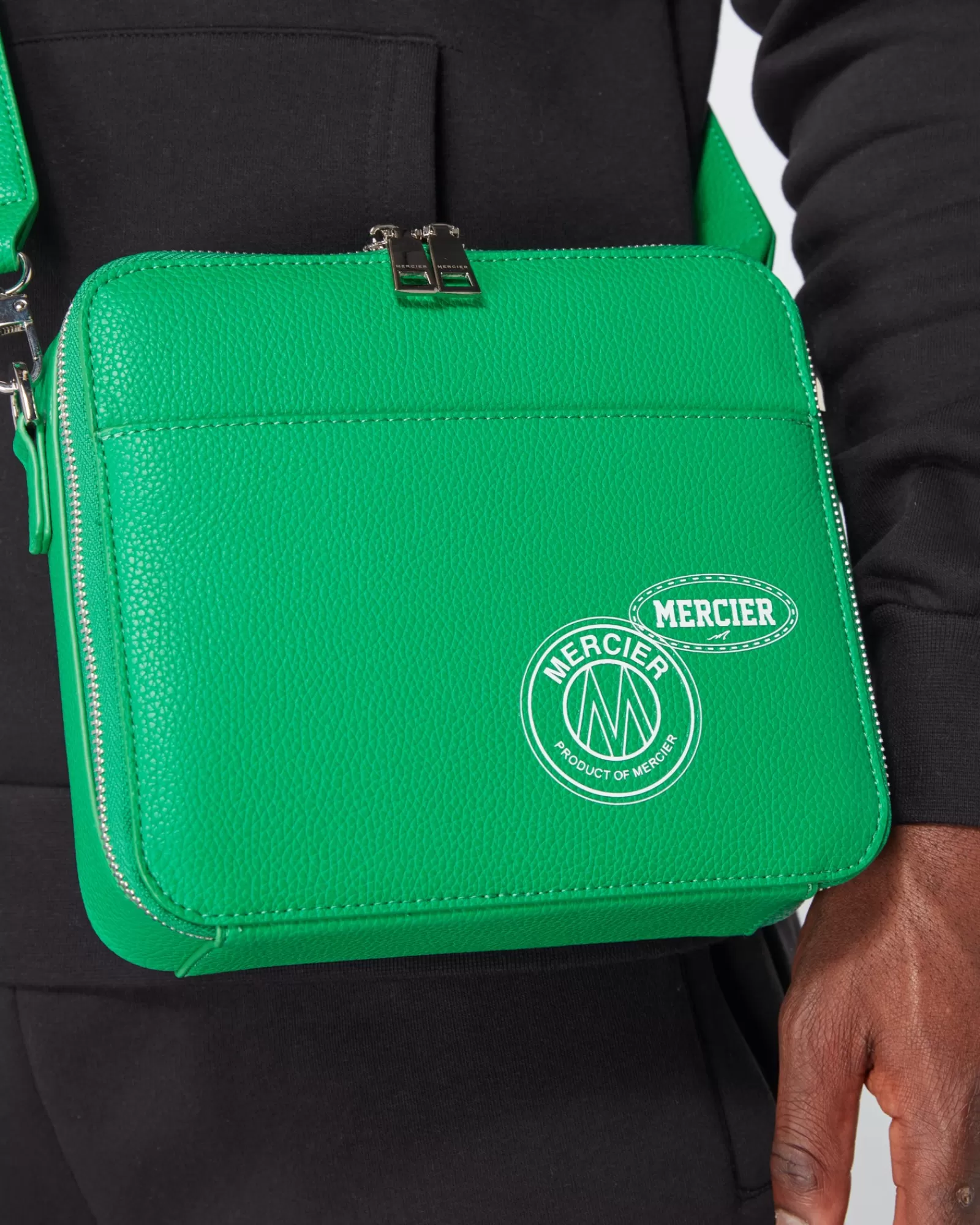 Zubehör>Mercier Grüne UND Abzeichen Messenger Bag-Exklusiv