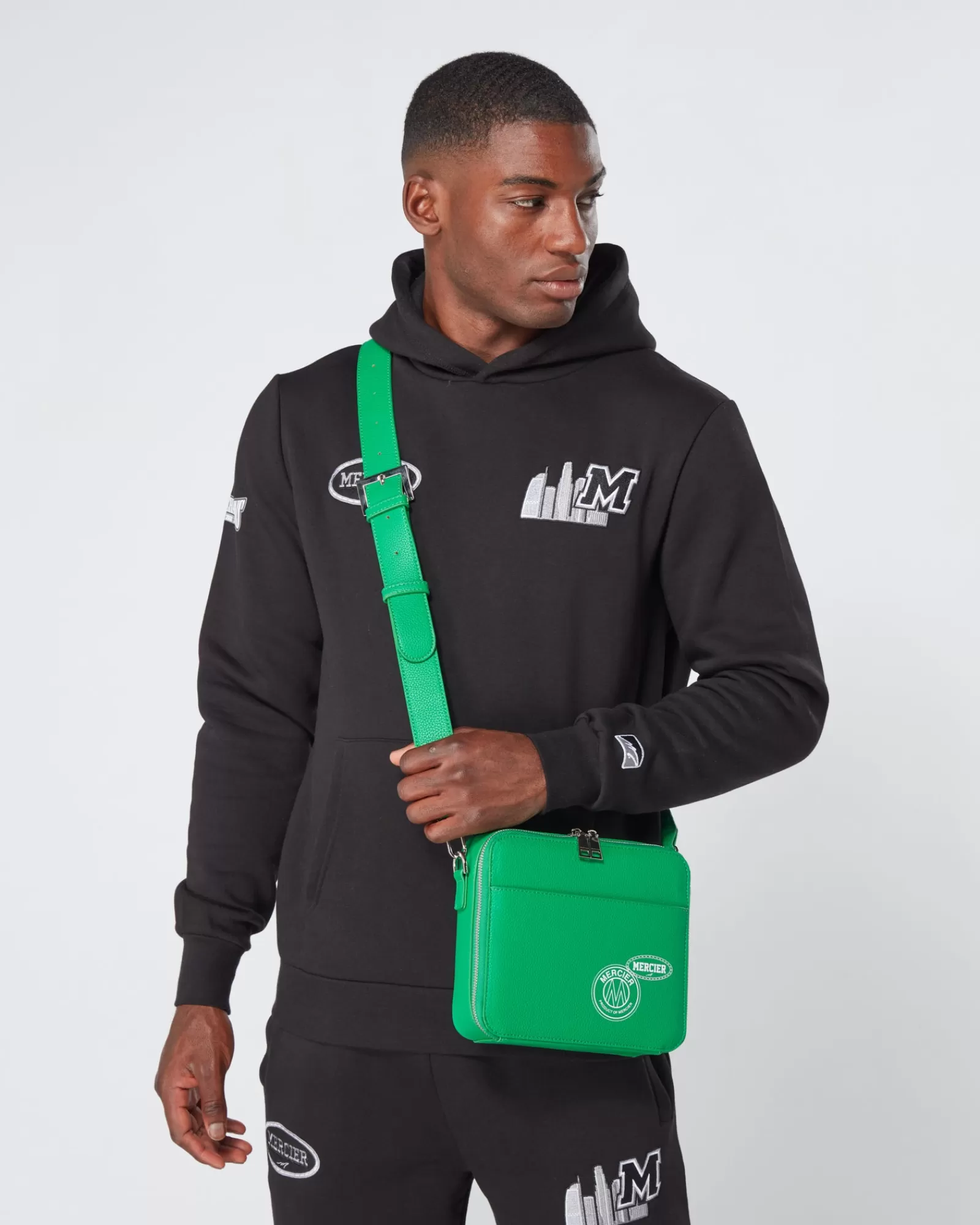 Zubehör>Mercier Grüne UND Abzeichen Messenger Bag-Exklusiv