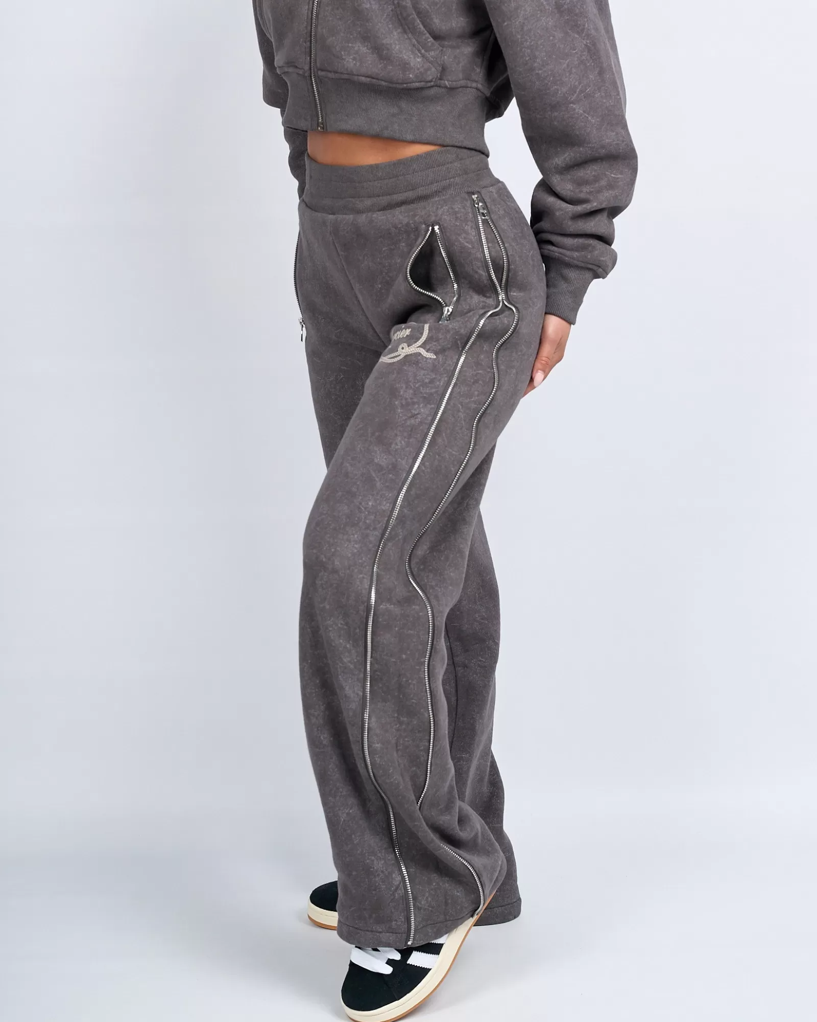 Frauen Jogger/leggings | Trainingsanzüge Für Damen>Mercier Jogger mit geradem Bein für Frauen grau