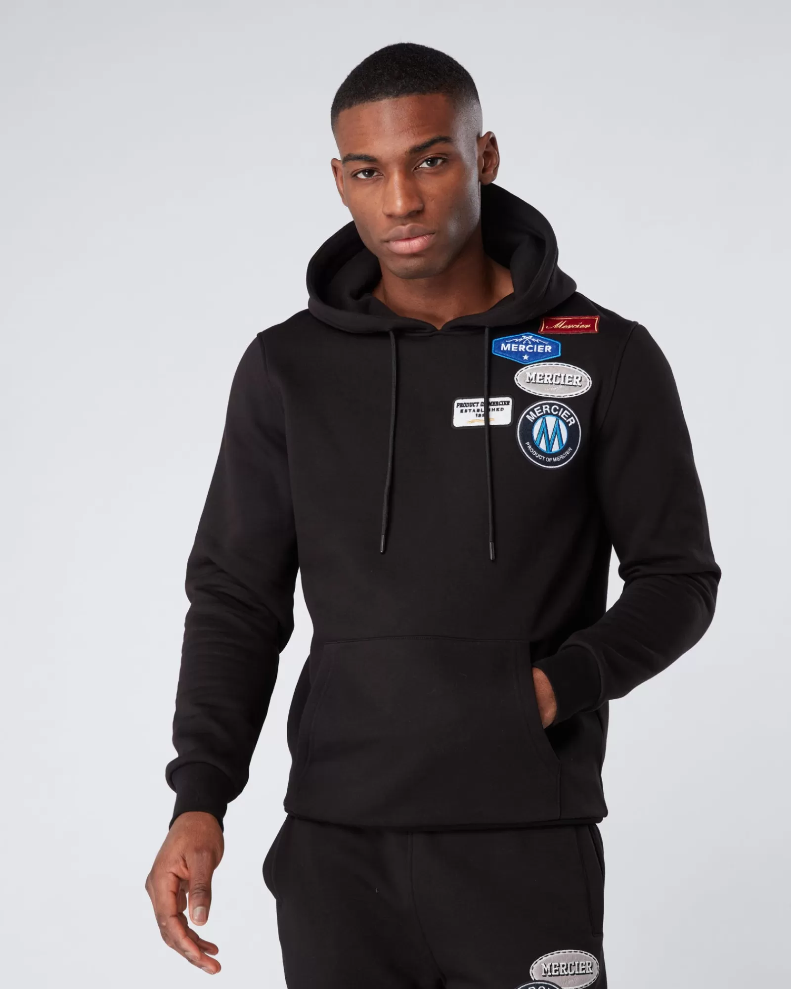Trainingsoberteile / Hoodies | Trainingsanzüge>Mercier OG Abzeichen Hoodie Schwarz