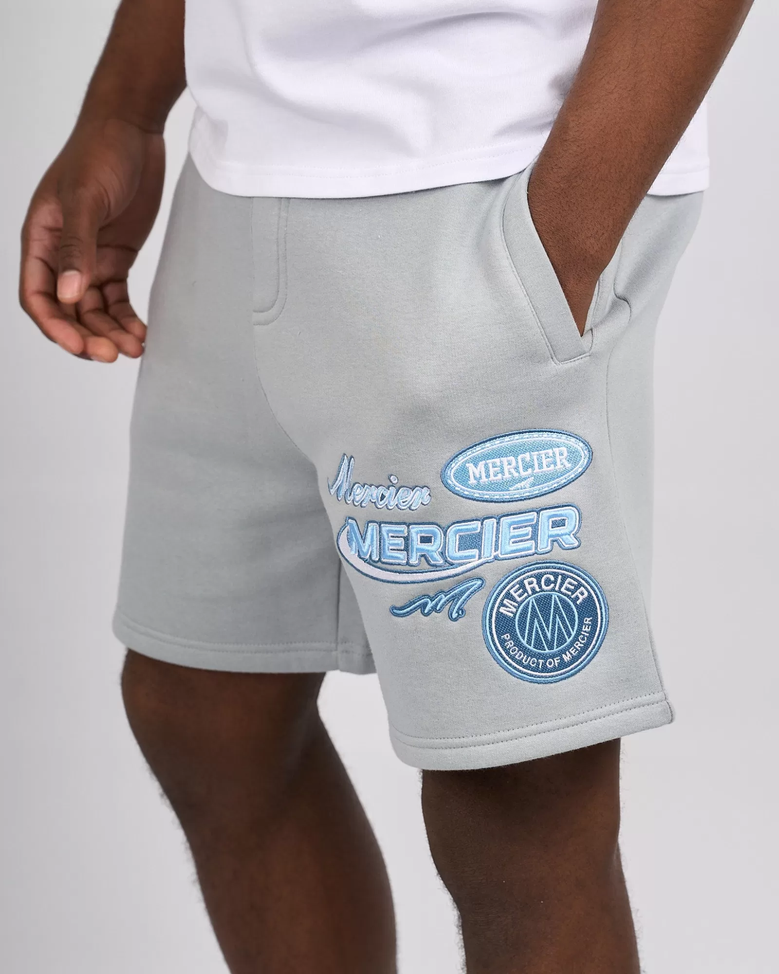 Sommersets | Kurze Hose>Mercier Rauchblaue Racer Shorts