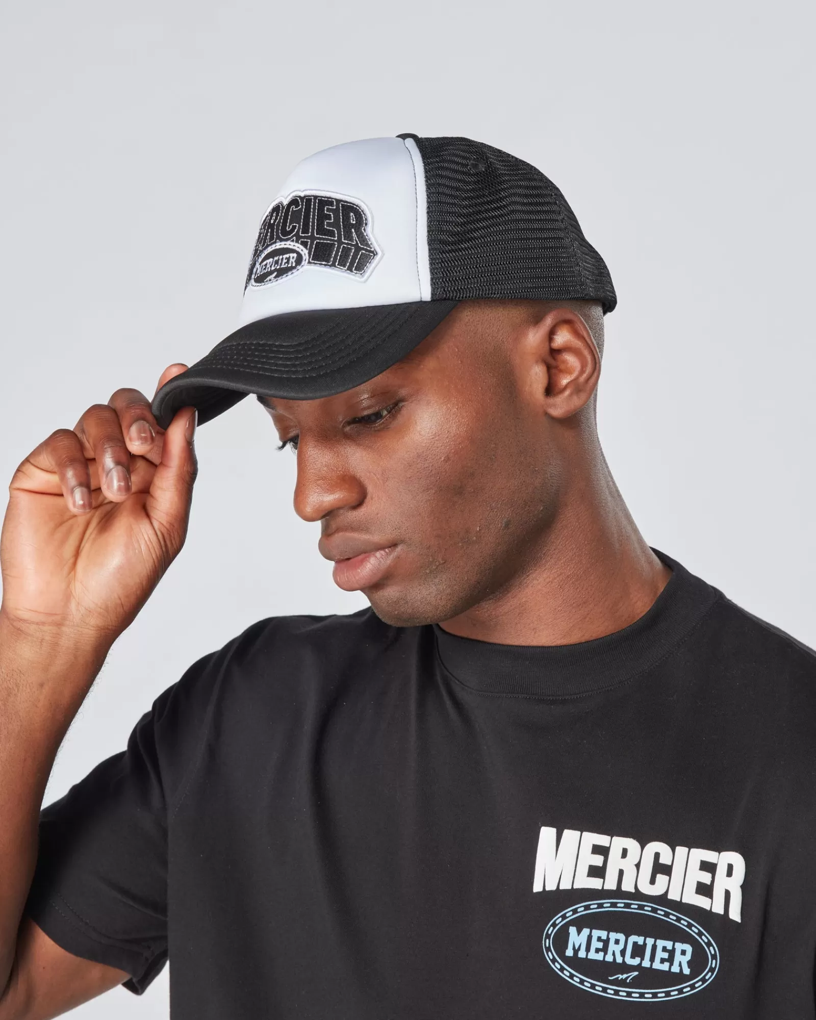 Zubehör | Kopfbedeckung>Mercier Schwarz Weiß Hof Schaum Trucker