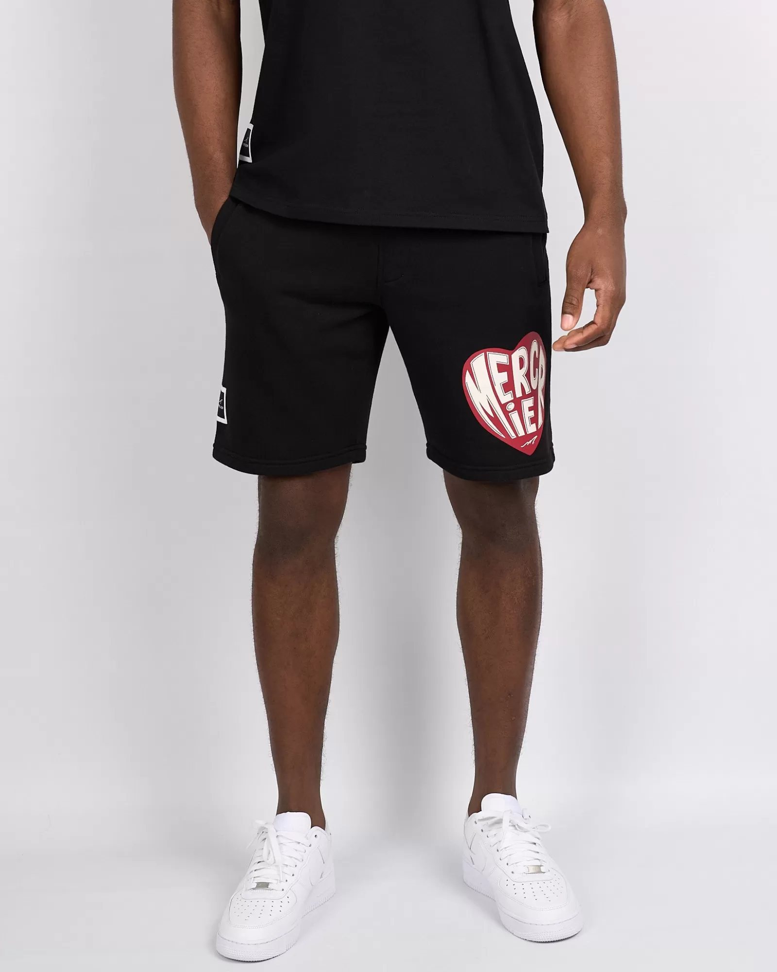 Sommersets | Kurze Hose>Mercier Schwarze Herz shorts
