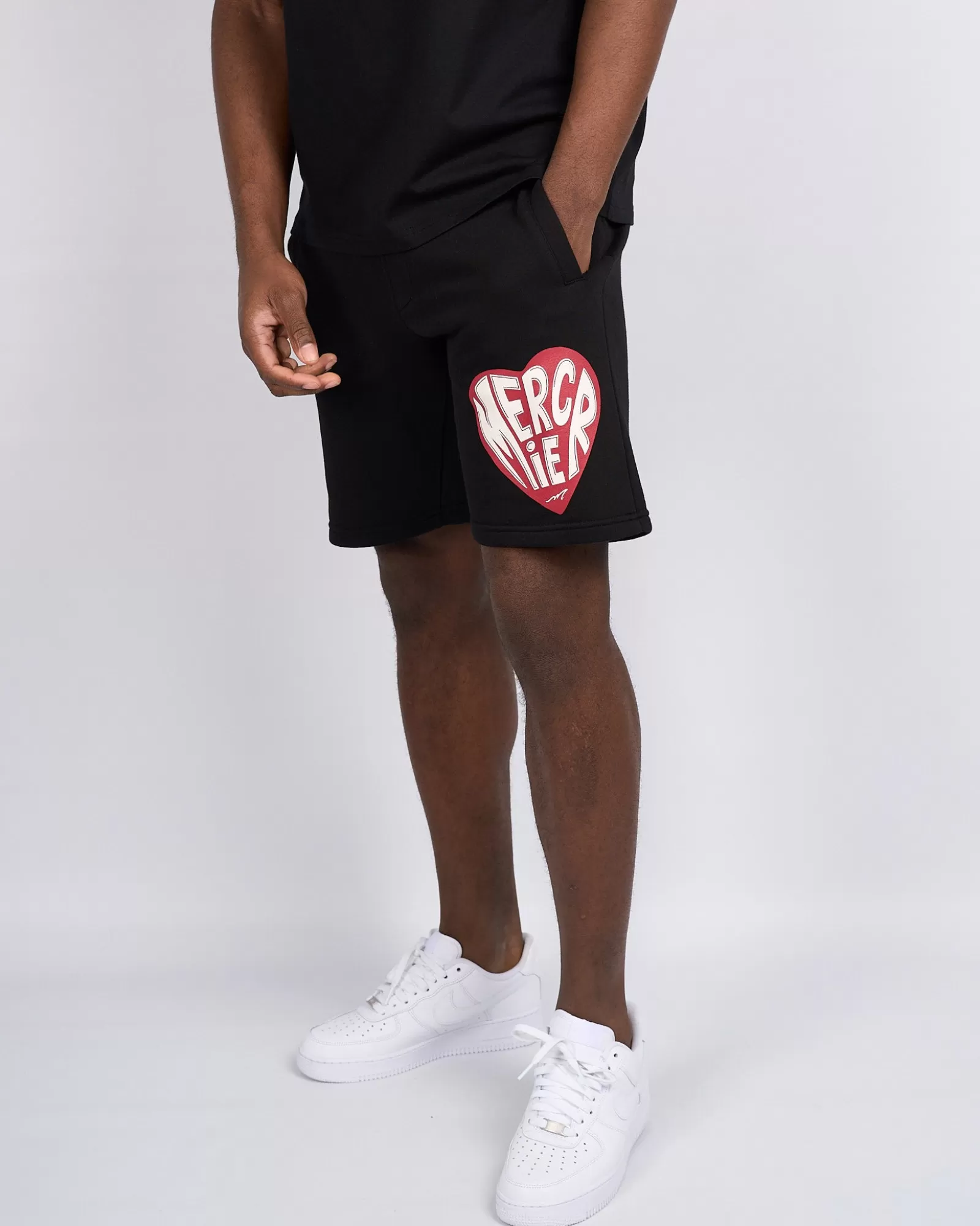 Sommersets | Kurze Hose>Mercier Schwarze Herz shorts