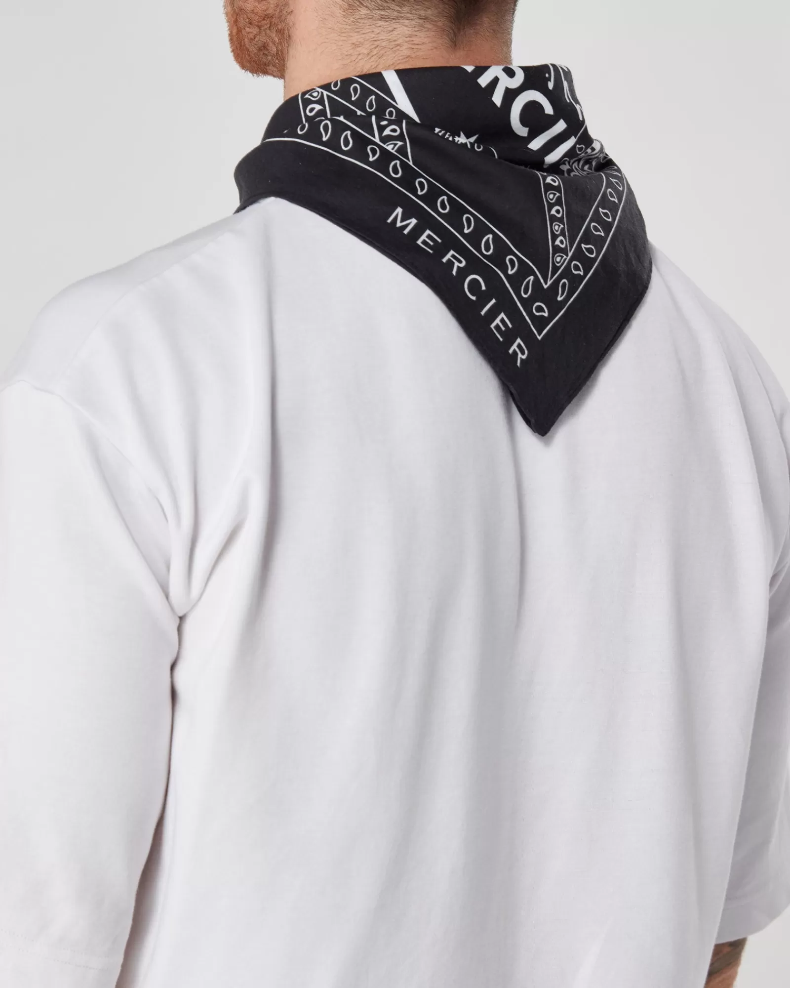 Zubehör>Mercier Schwarzes Abzeichen Paisley Bandana
