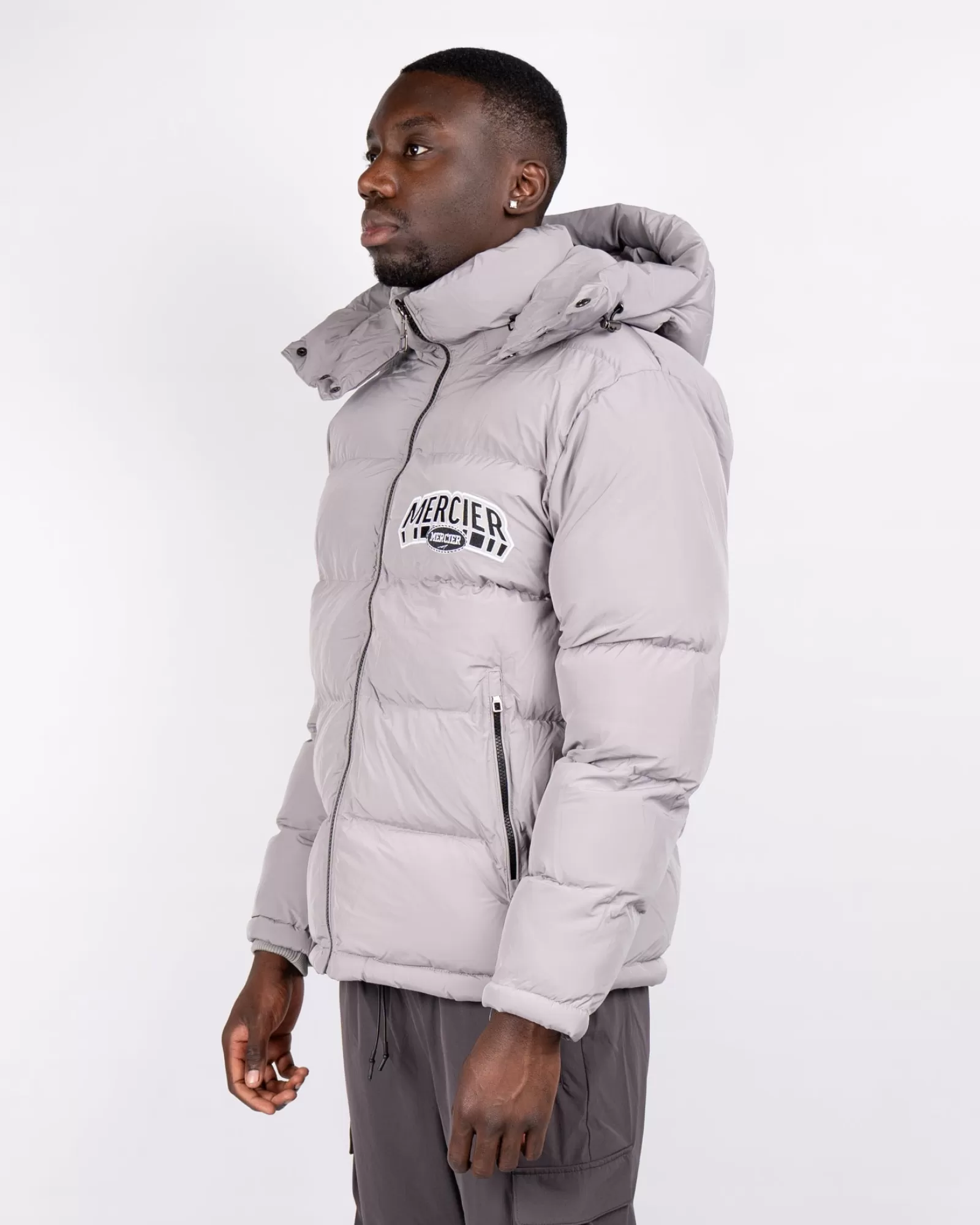 Jacken>Mercier Stahl gericht Puffer Jack