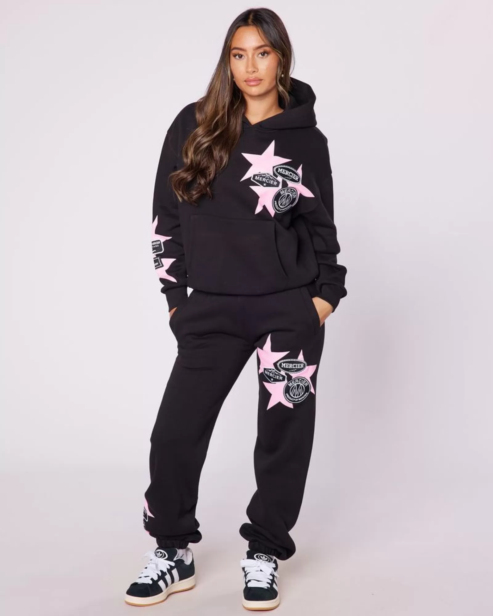Frauen Jogger/leggings | Trainingsanzüge Für Damen>Mercier Womens Black Badge Star Joggers
