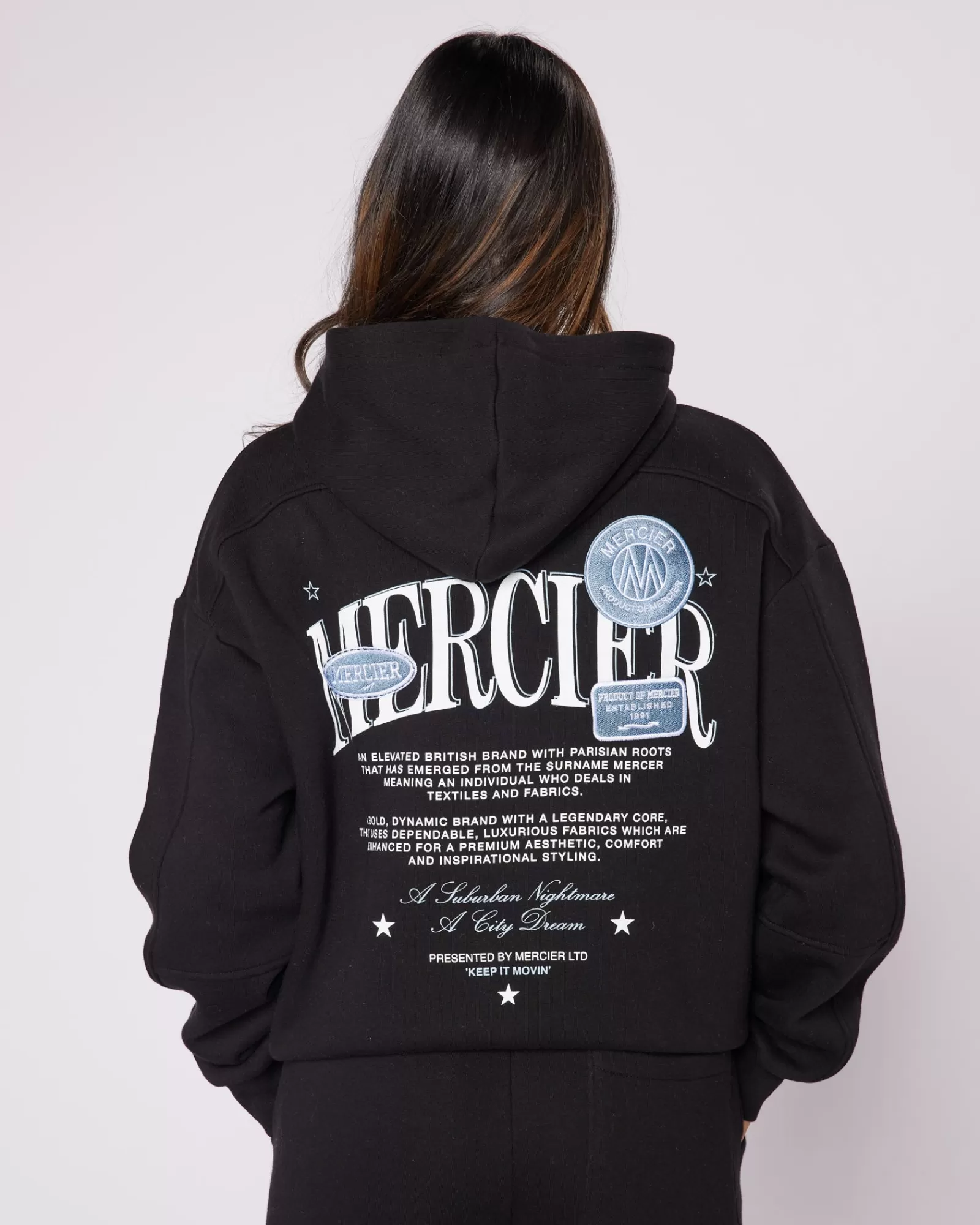 Hoodies Für Damen | Trainingsanzüge Für Damen>Mercier Womens Black Origins Hoodie