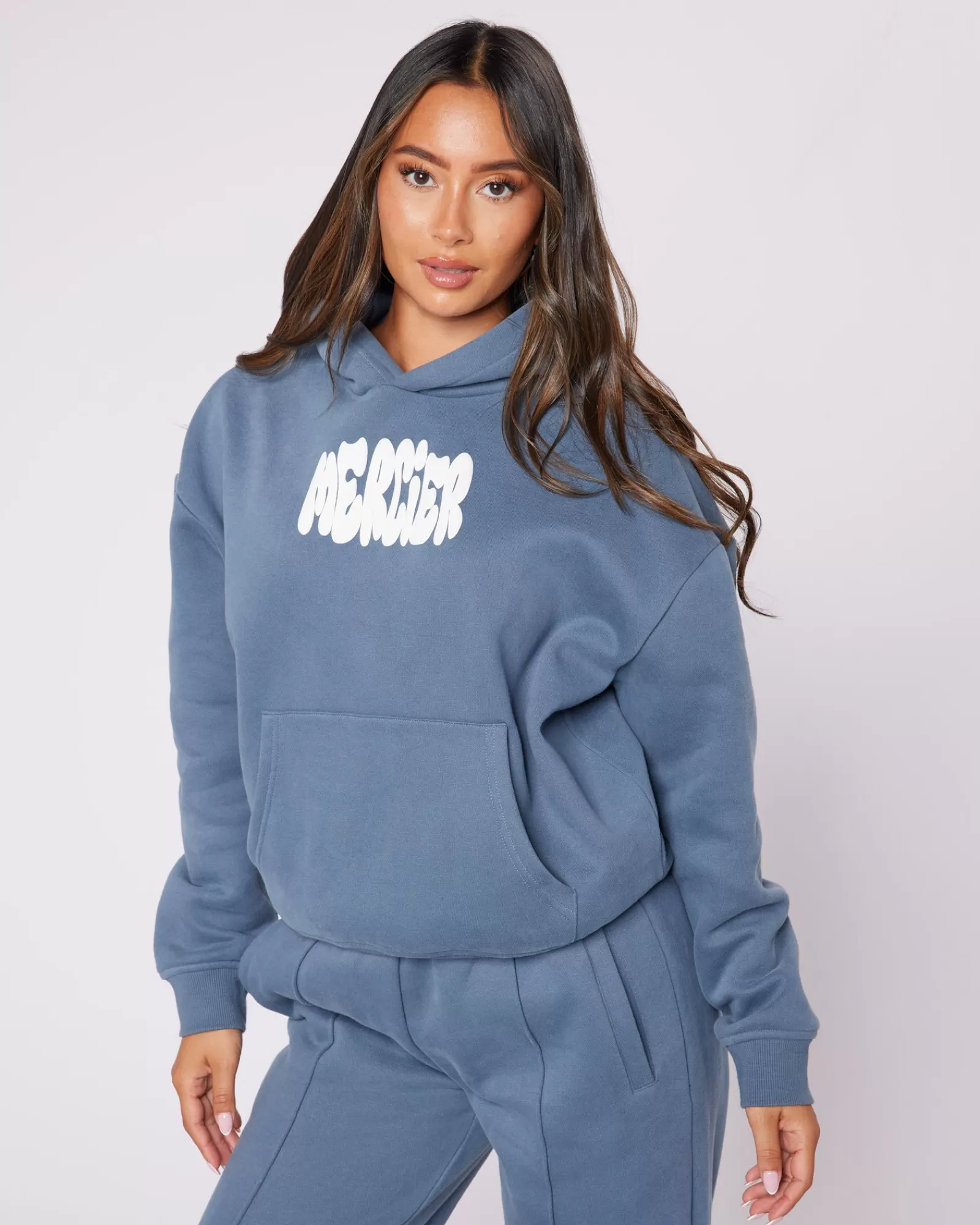 Hoodies Für Damen | Trainingsanzüge Für Damen>Mercier Womens Petrol Bubble Hoodie